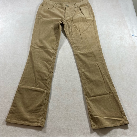 Old Navy Pants Women’s 8 Corduroy Pants light brown Flare boot Cut zip pockets - Picture 2 of 10